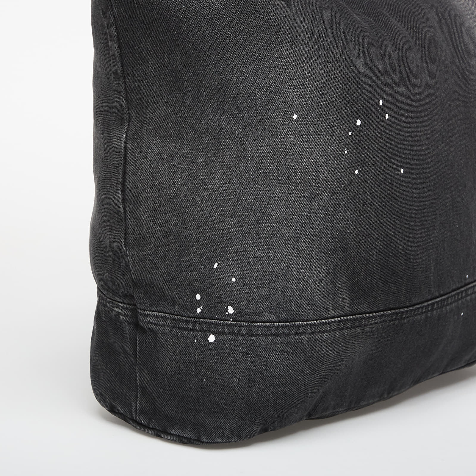 Miesten olkalaukut Carhartt WIP Denim Tote Black Destroy Wash, Splatter