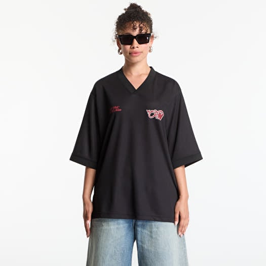 T-skjorte Off-White x AC Milan Tech T-Shirt UNISEX Black/ Red