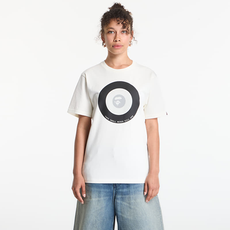 A BATHING APE Ape Target Tee UNISEX Ivory