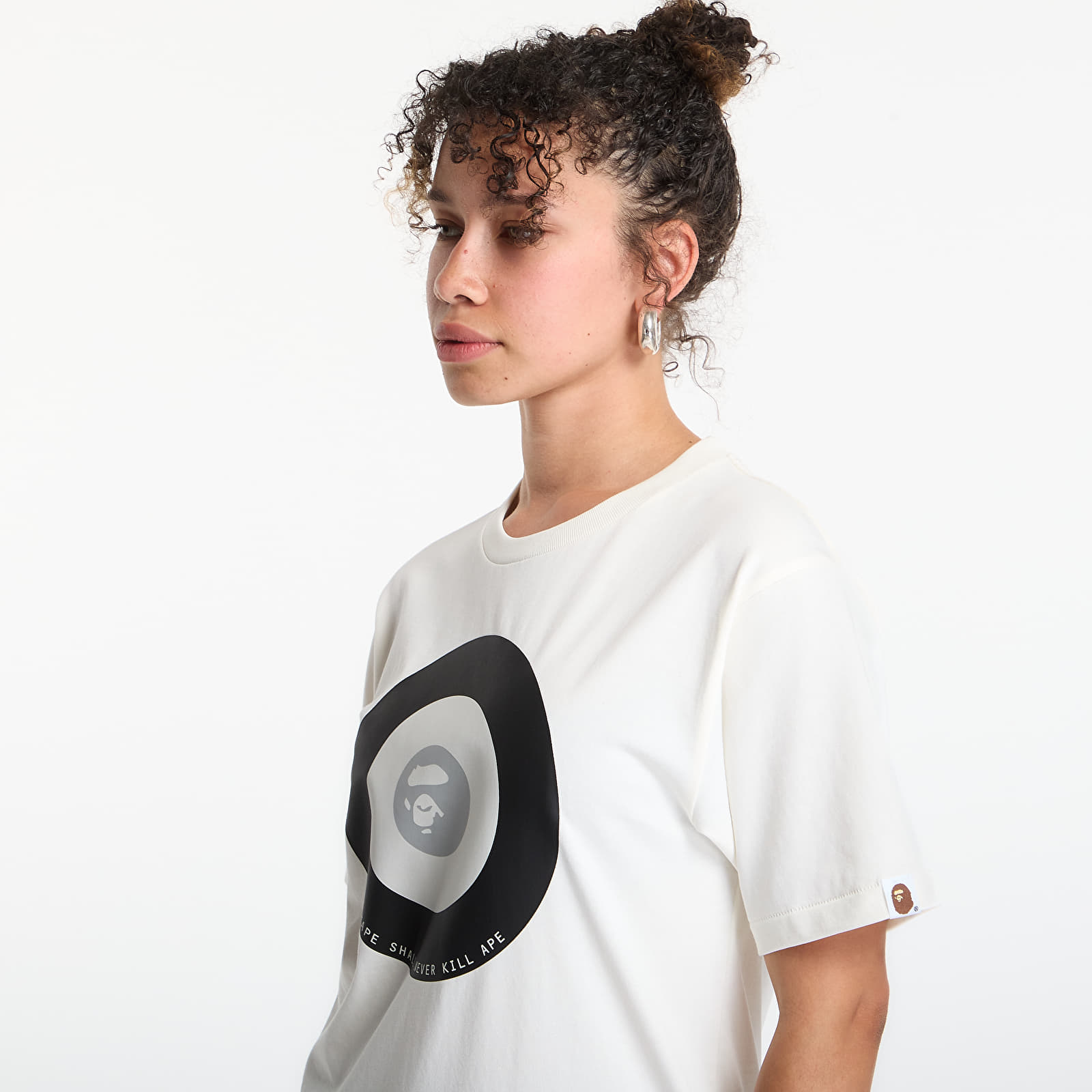 T-krekli A BATHING APE Ape Target Tee UNISEX Ivory