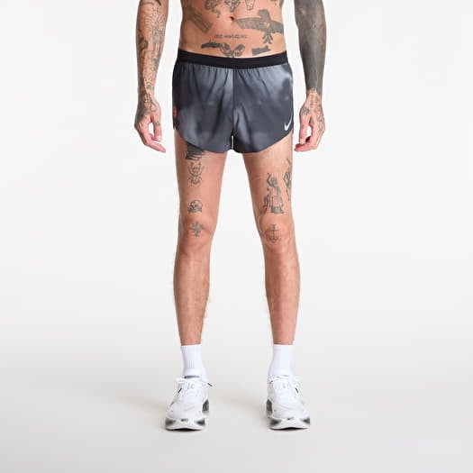 Nike AeroSwift Men's Dri-FIT ADV 2" Brief-Lined Running Shorts Black/ Dk Smoke Grey/ Bright Crimson