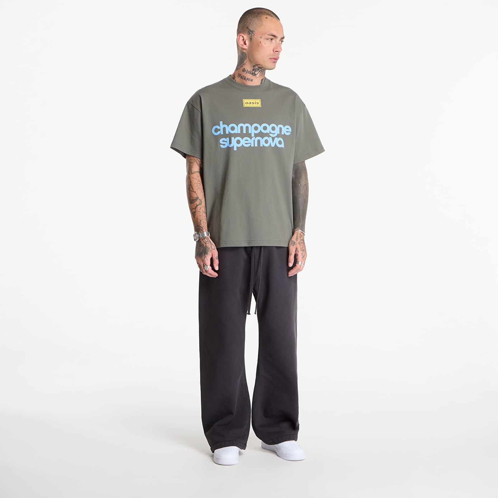 T-shirts PLEASURES Nordique T-Shirt Faded Black