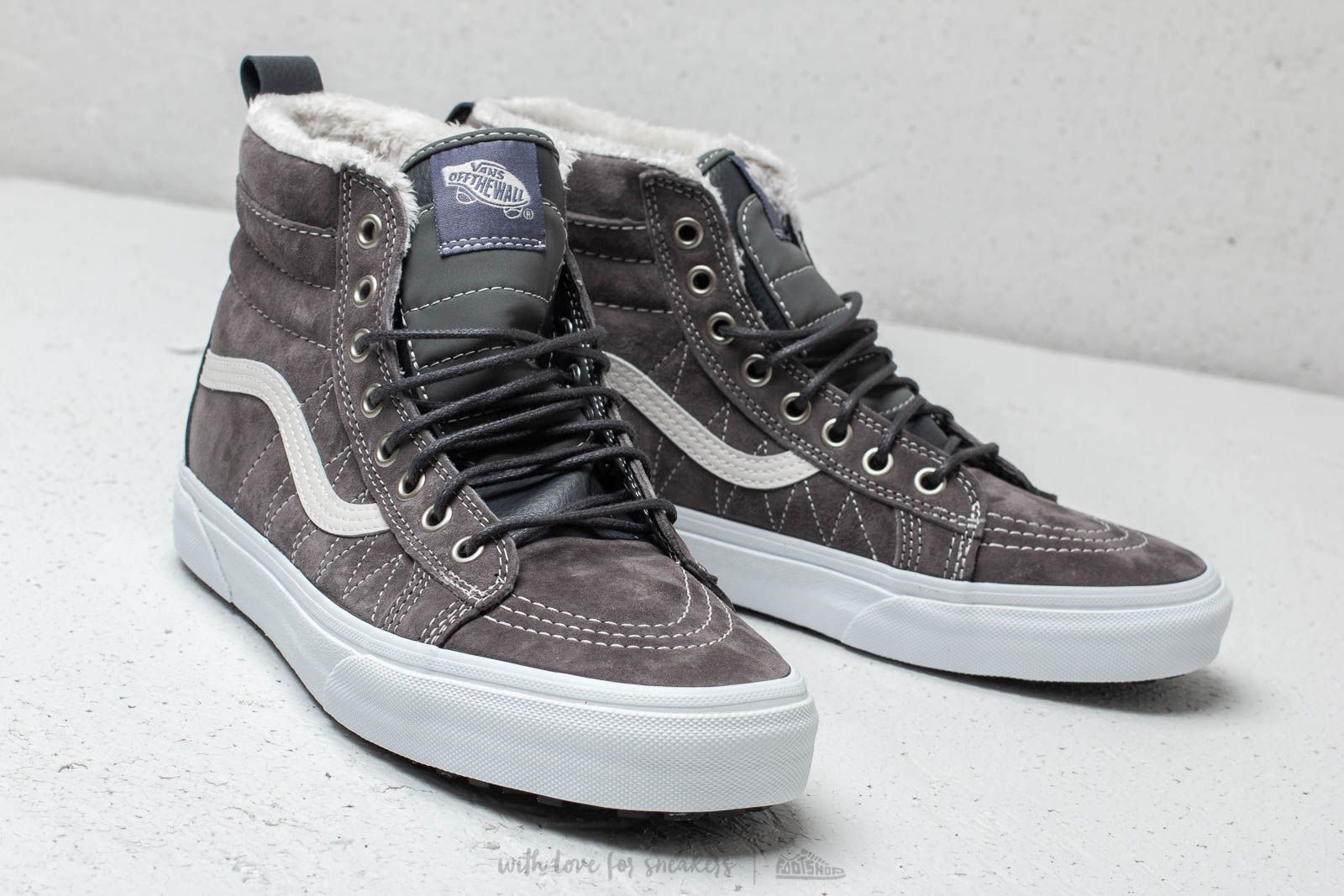 Men s shoes Vans Sk8 Hi MTE Pewter Asphalt Footshop