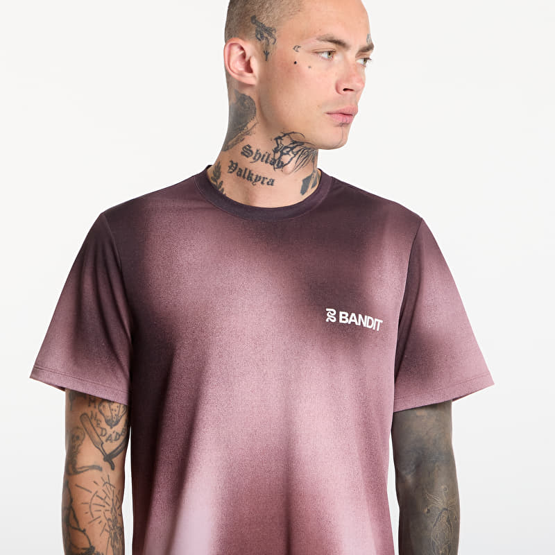 T-shirts BANDIT Men's Specter™ Performance Tee Flow State Mahogany