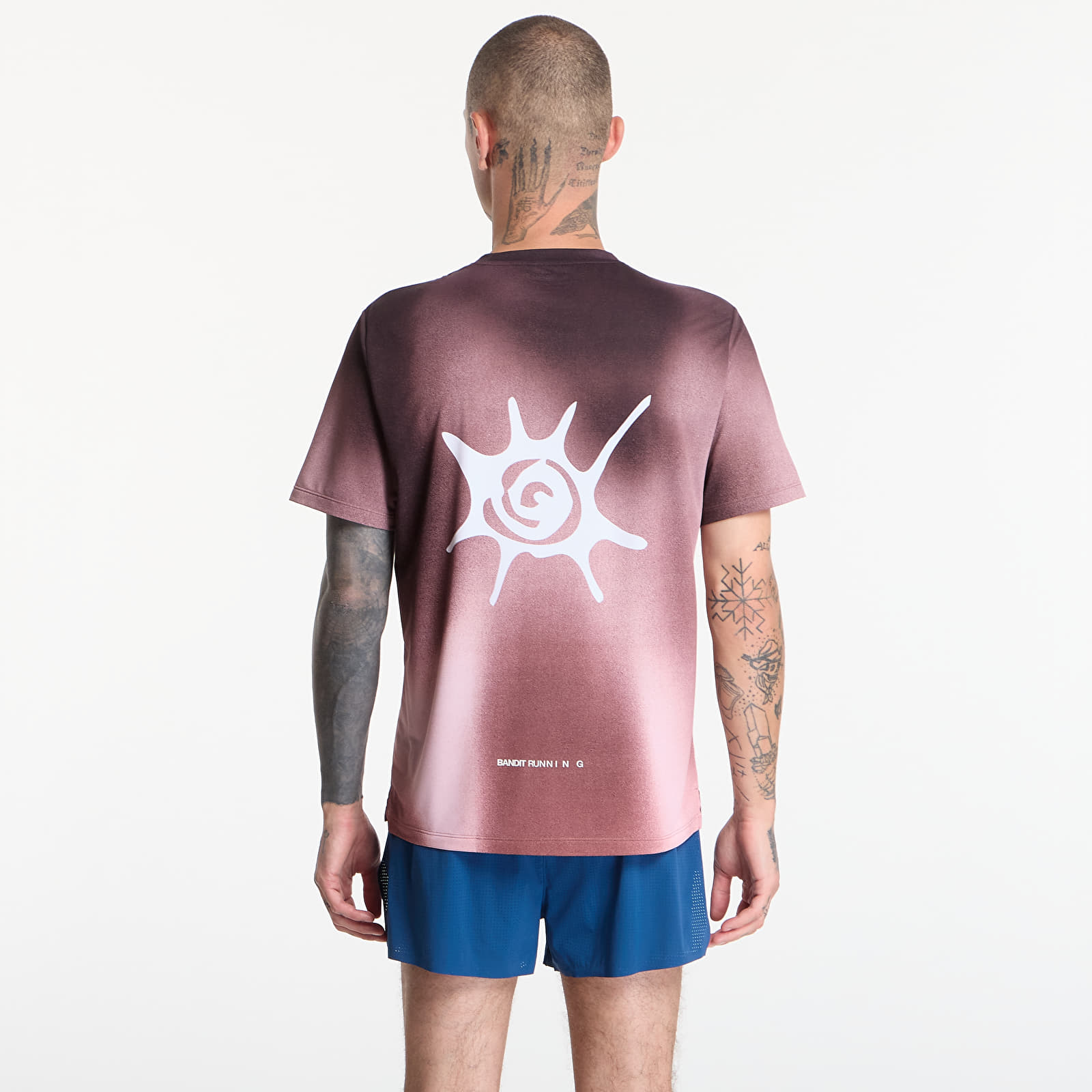 Magliette BANDIT Men's Specter™ Performance Tee Flow State Mahogany Multi