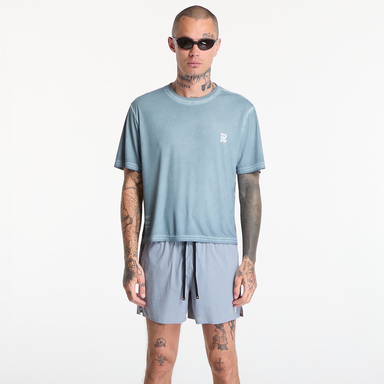 Magliette BANDIT Men's FrioSoft™ Performance Box Tee Tranquil Blue SaltFade™