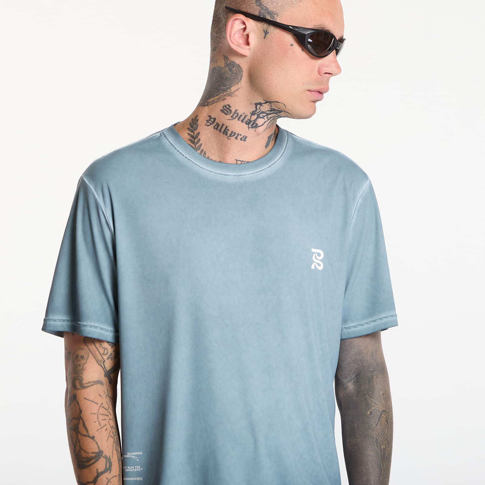 Magliette BANDIT Men's FrioSoft™ Performance Box Tee Tranquil Blue SaltFade™
