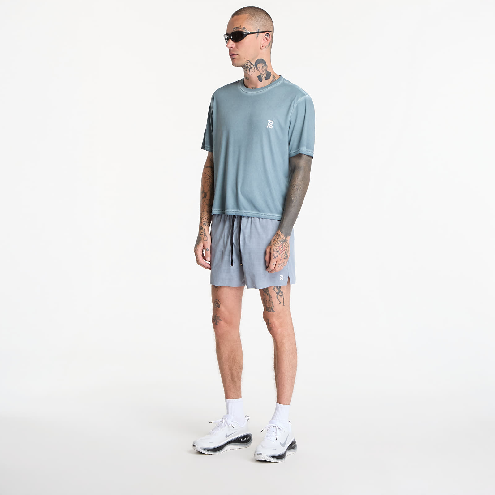 Magliette BANDIT Men's FrioSoft™ Performance Box Tee Tranquil Blue SaltFade™