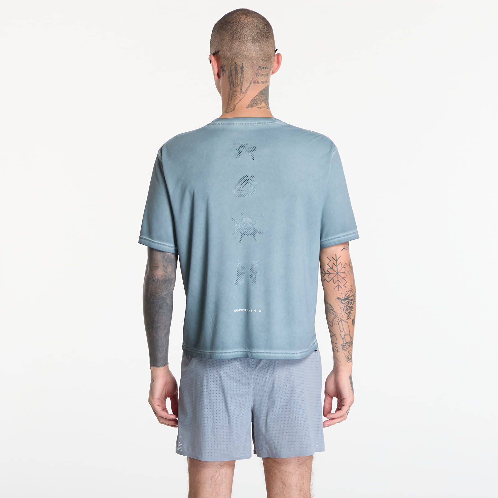 Magliette BANDIT Men's FrioSoft™ Performance Box Tee Tranquil Blue SaltFade™