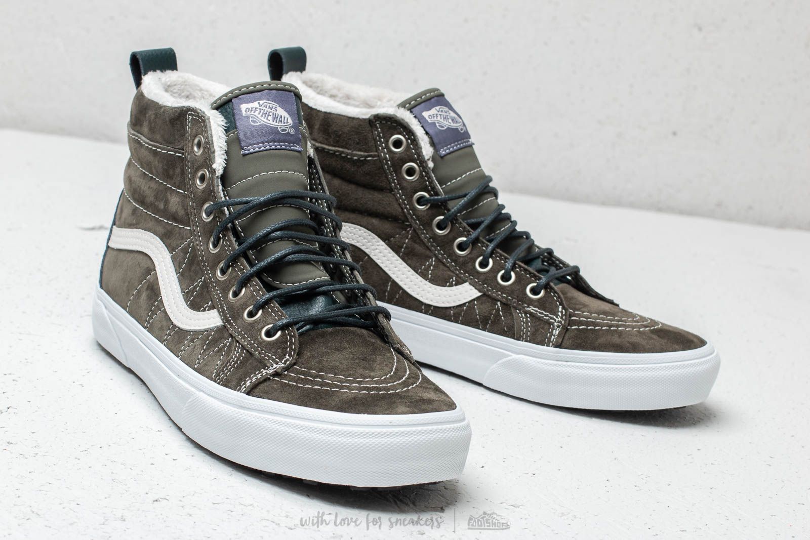 Férfi cipők Vans Sk8-Hi MTE Dusty Olive/Darkest Spruce