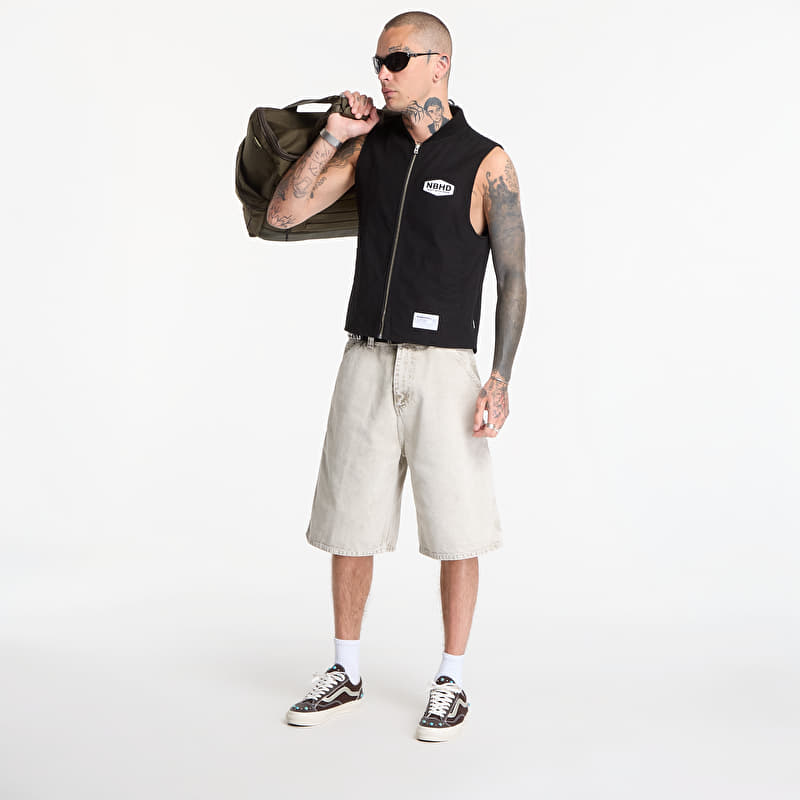 NEIGHBORHOOD Zip Work Vest Black | Footshop