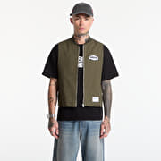 NEIGHBORHOOD Zip Work Vest Olive Drab