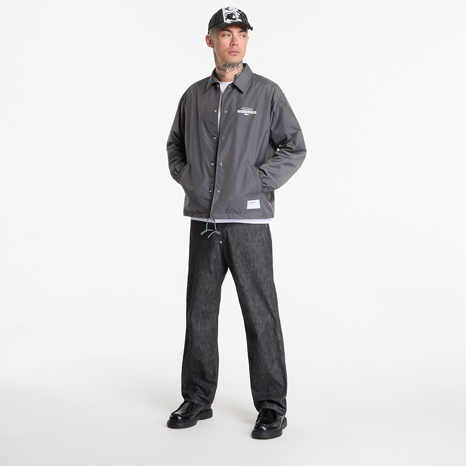 Džinsi NEIGHBORHOOD Lw Denim Pants Black