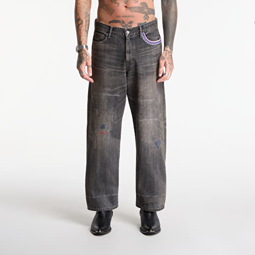 NEIGHBORHOOD Savage Denim Dp Wide Pants Black
