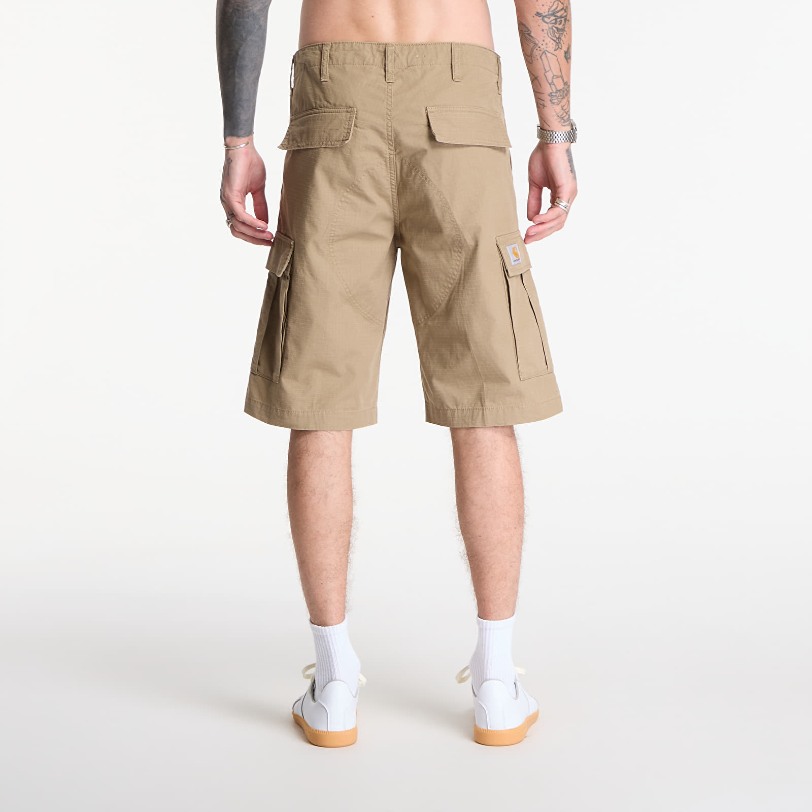 Kurzhosen Carhartt WIP Regular Cargo Short Leather Rinsed