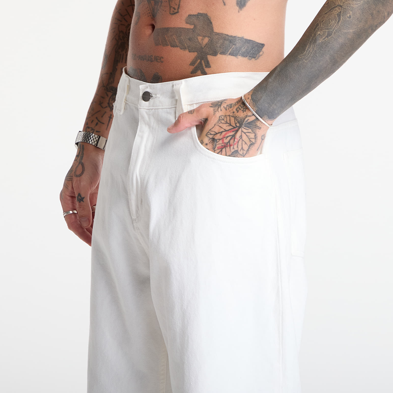 Jeans Carhartt WIP Brandon Pant White Rinsed