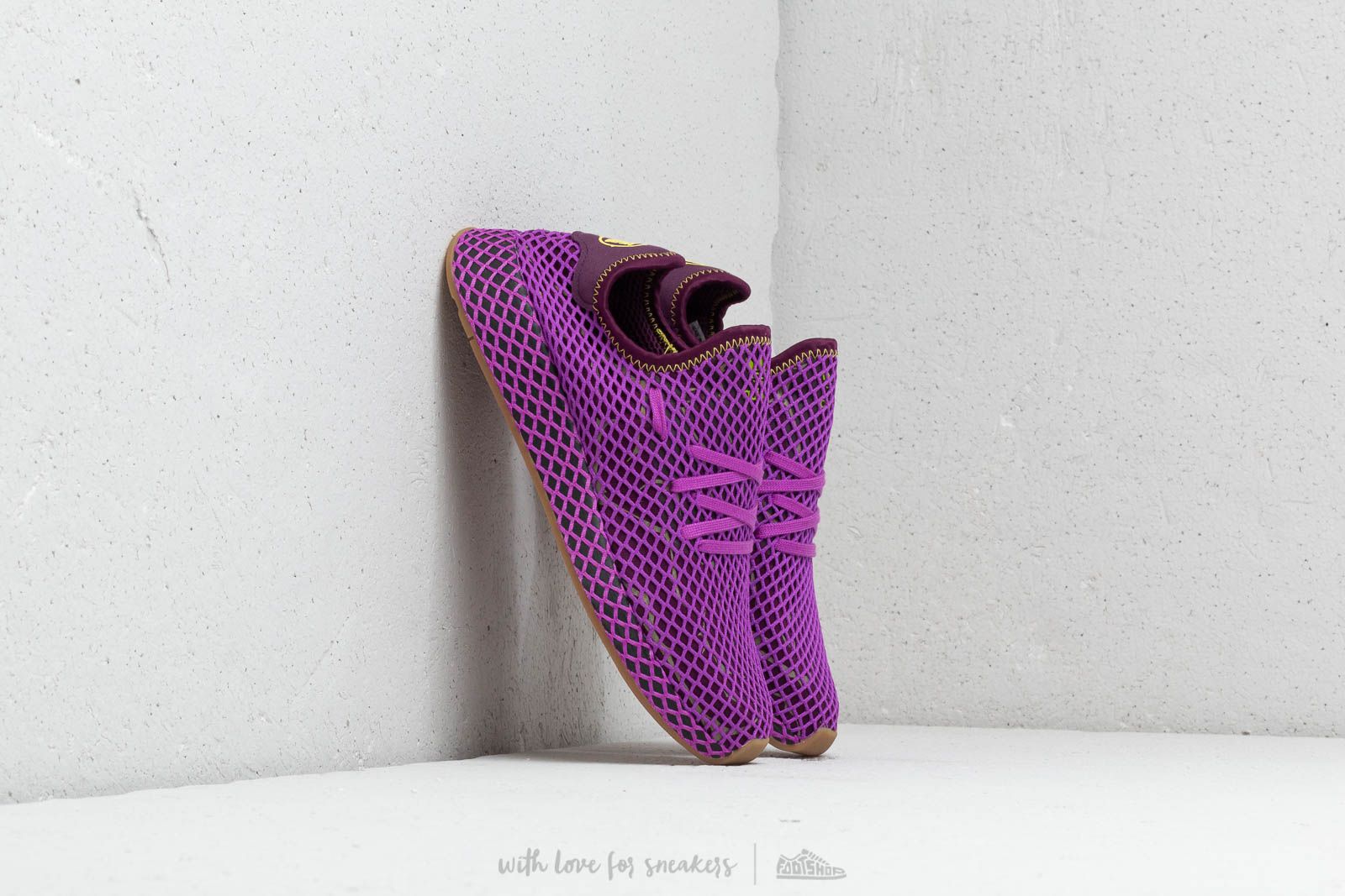 Men's shoes adidas x Dragon Ball Z Deerupt Runner Shock Purple/ Red Night/ Shock Yellow