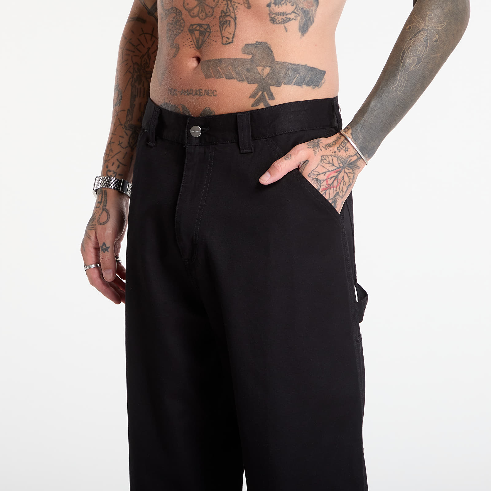 Jeans Carhartt WIP OG Single Knee Pant Black Rinsed