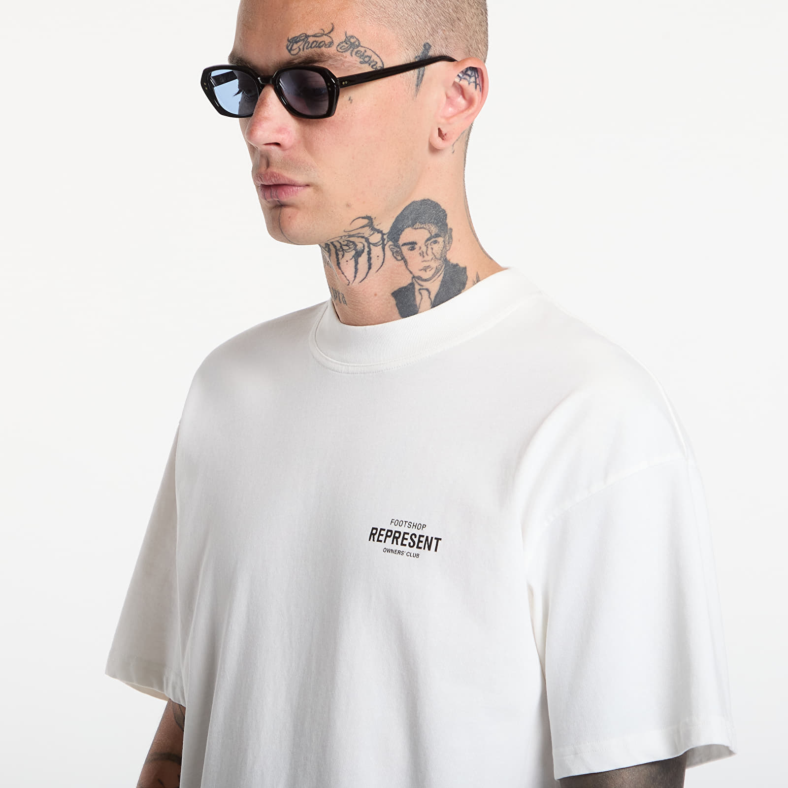T-shirts Represent x Footshop Owners Club T-Shirt Flat White