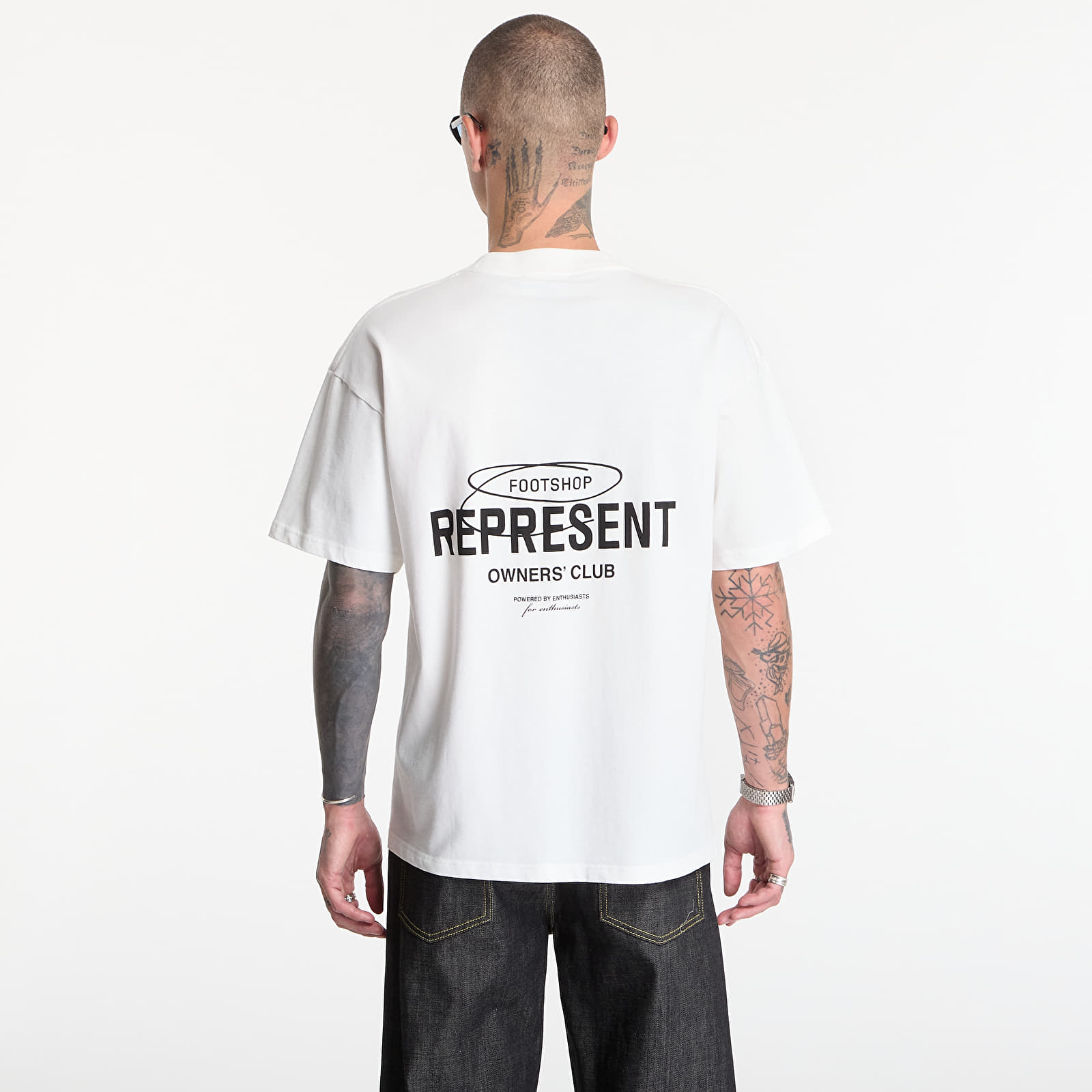 T-shirts Represent x Footshop Owners Club T-Shirt Flat White