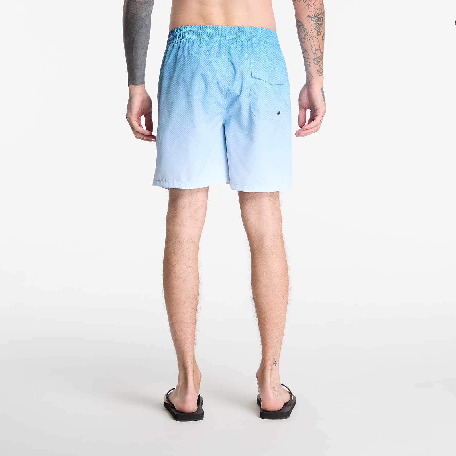Bademode Daily Paper Ombre Dotted Shield Swimshorts Air Blue