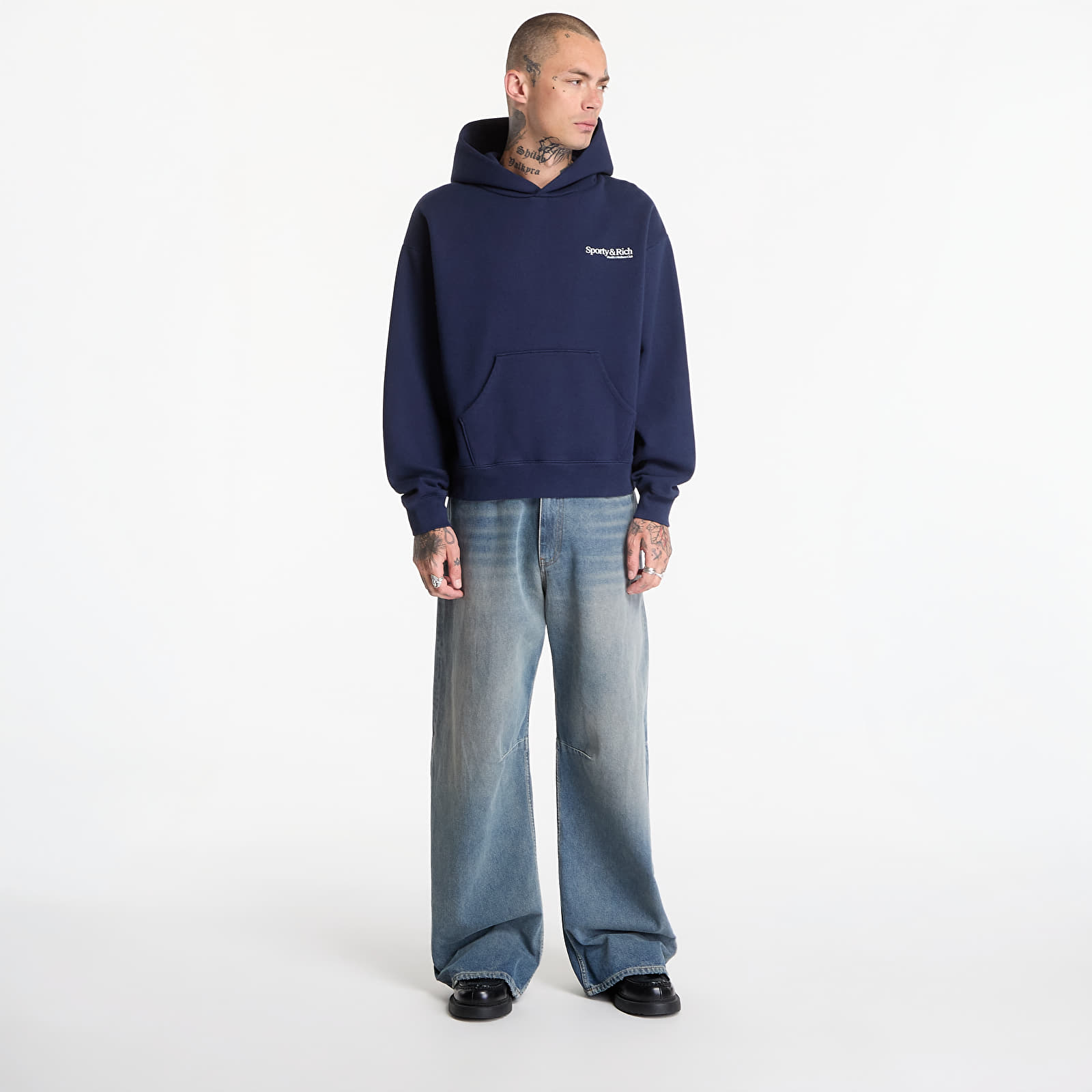 Mikiny Sporty & Rich Modern Hoodie UNISEX Dark Navy