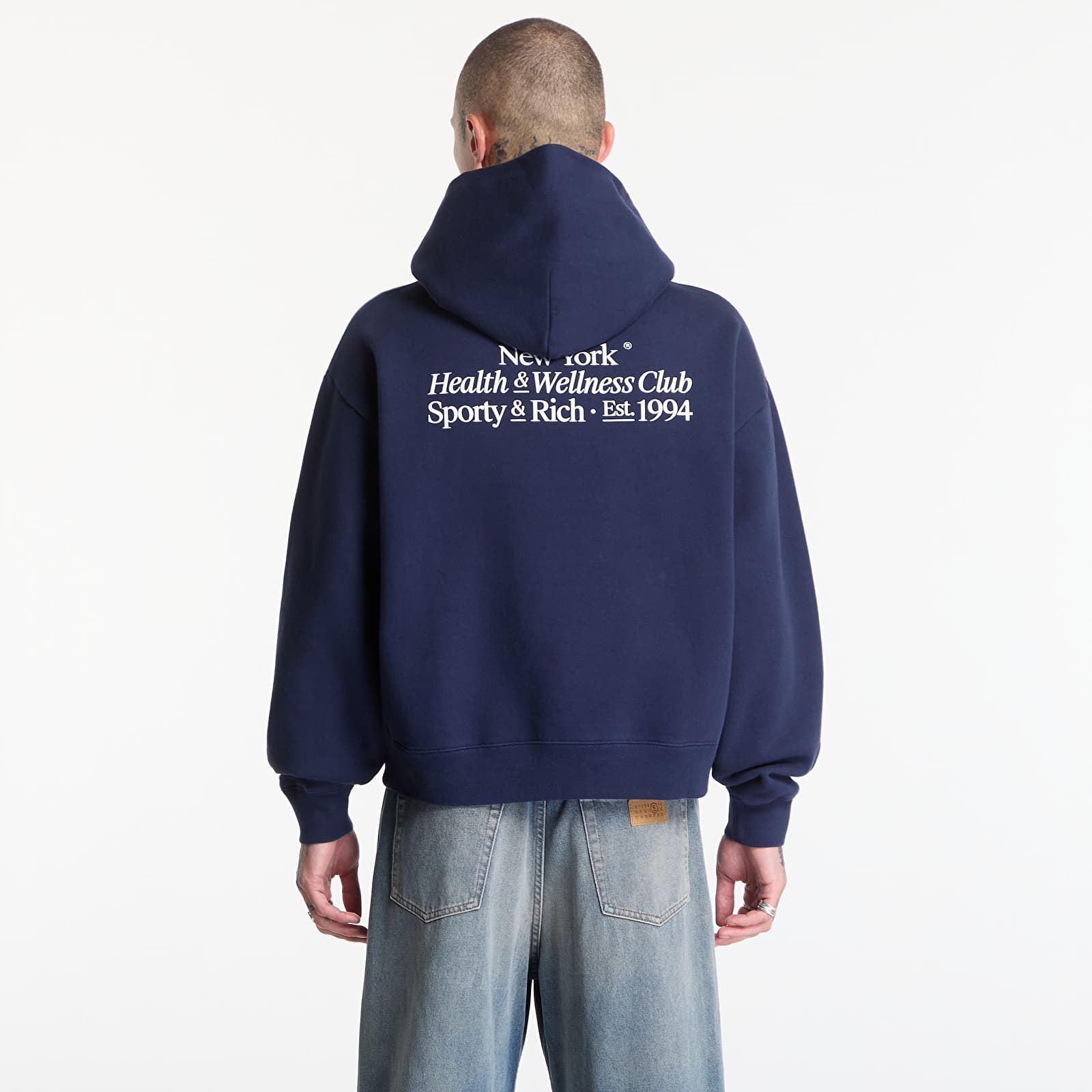 Mikiny Sporty & Rich Modern Hoodie UNISEX Dark Navy