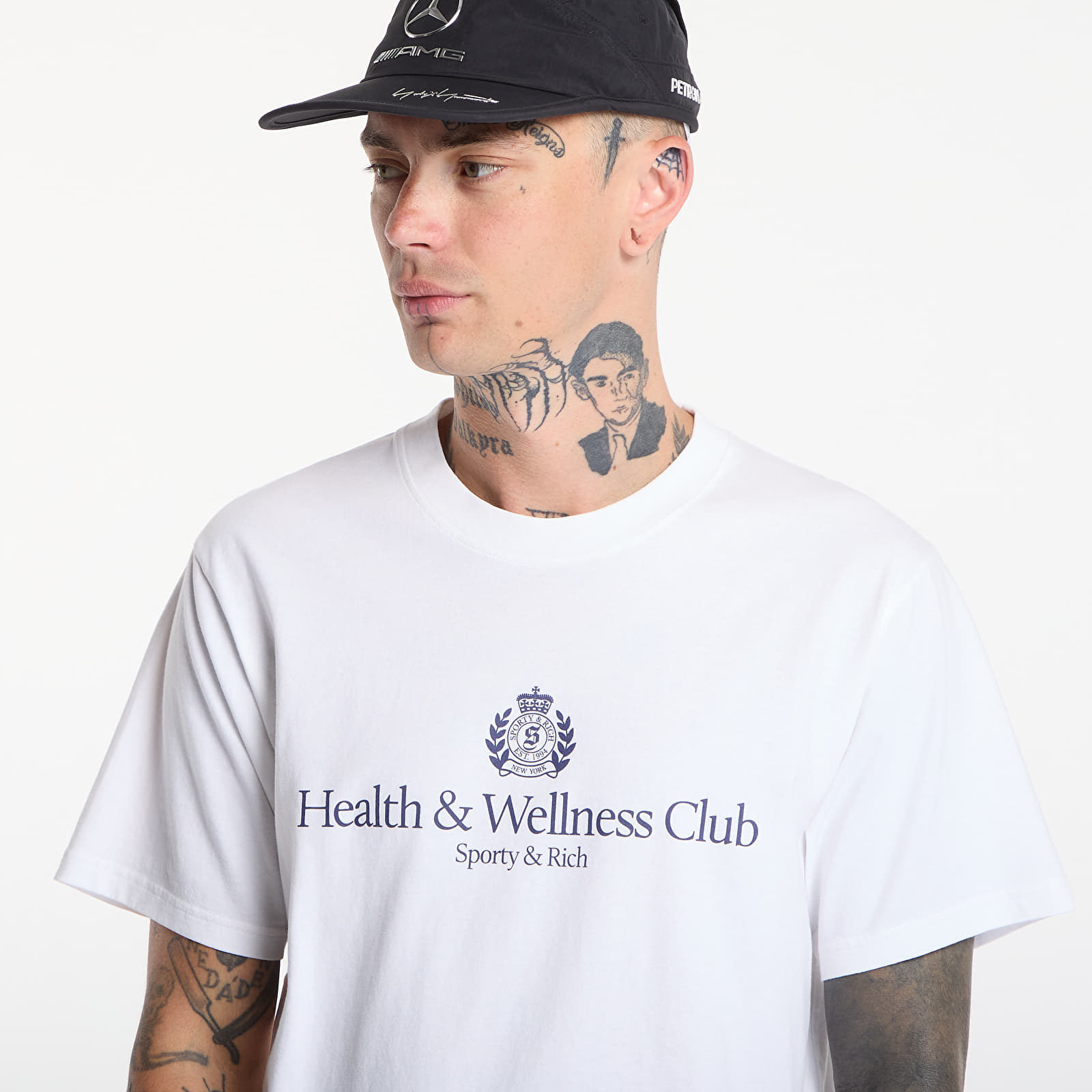 T-shirts Sporty & Rich H&W Crest Tshirt UNISEX White