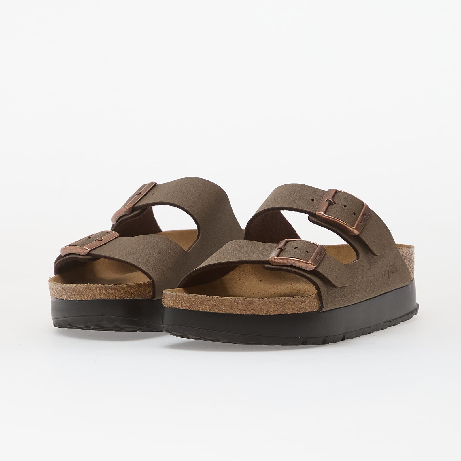 Дамски кецове и обувки Birkenstock Arizona Flex Platform BFBC Mocca VEG