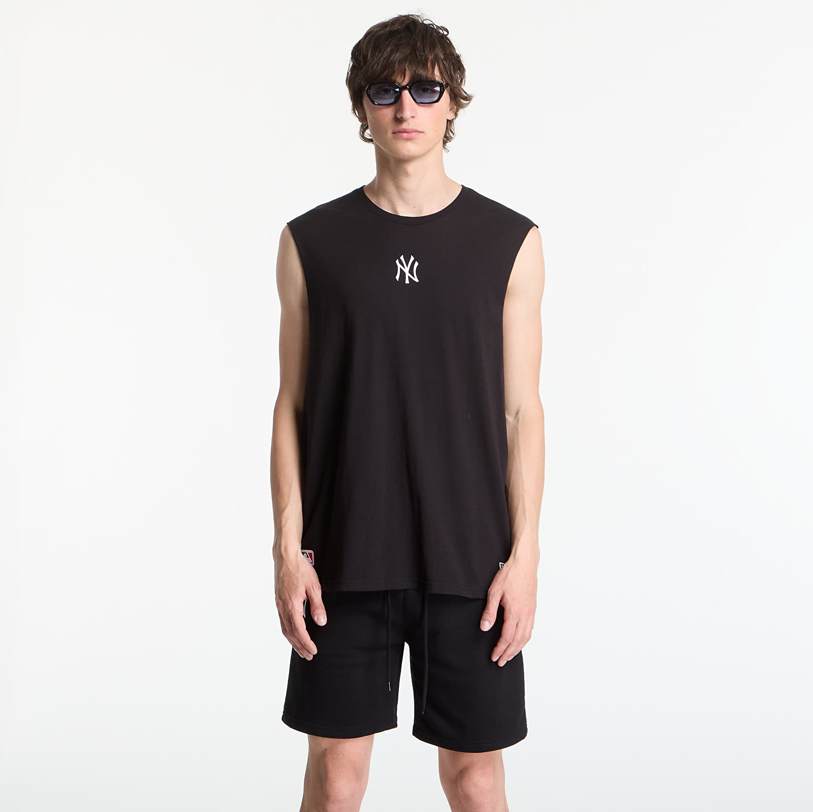 Magliette New Era MLB Nos Midi Sleeveless Tee New York Yankees UNISEX Black