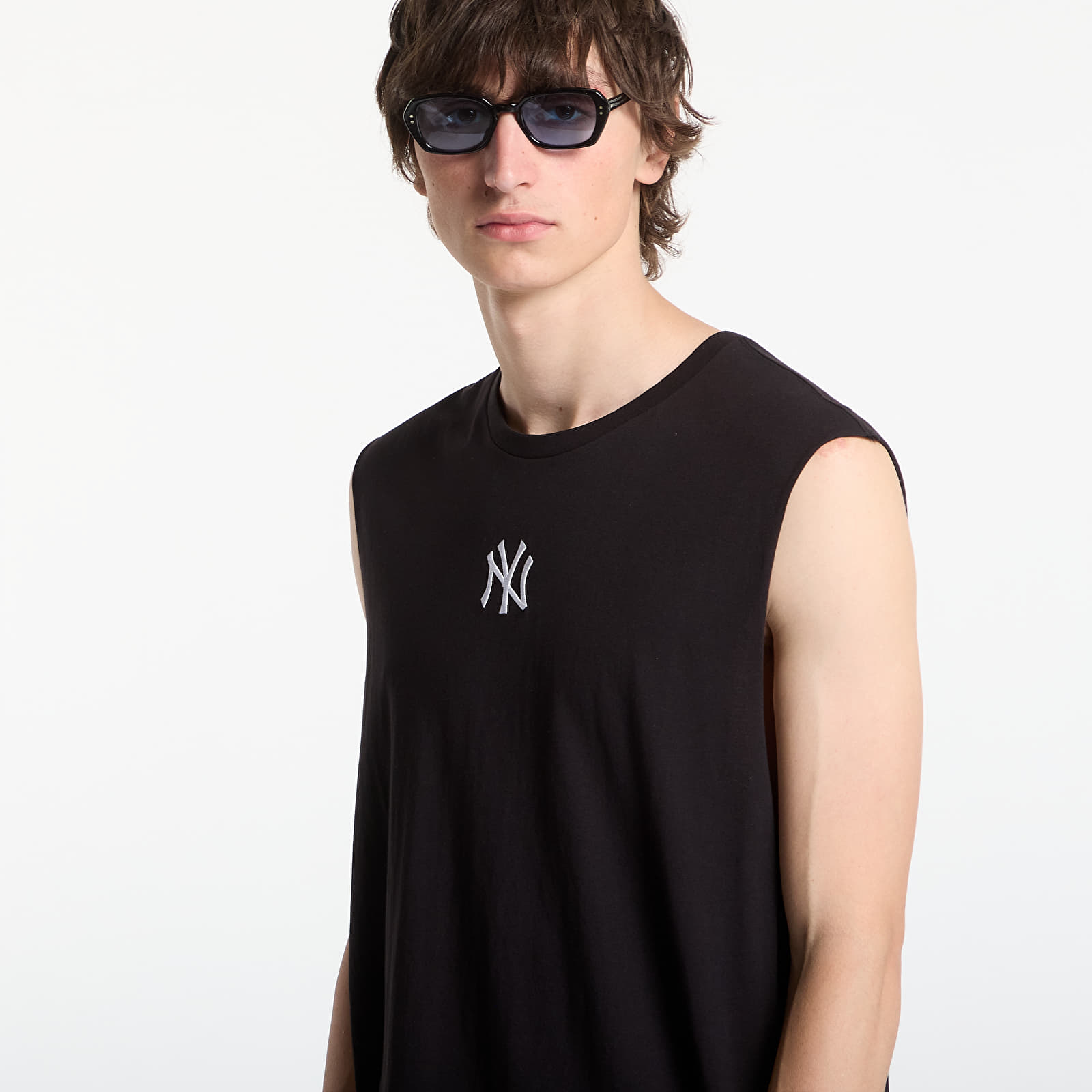 Magliette New Era MLB Nos Midi Sleeveless Tee New York Yankees UNISEX Black