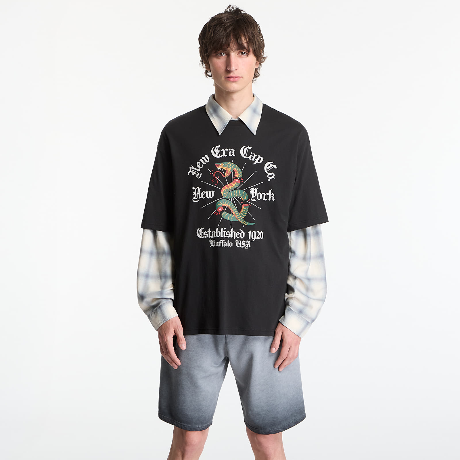 Tričká New Era OS Graphic Tee UNISEX Black