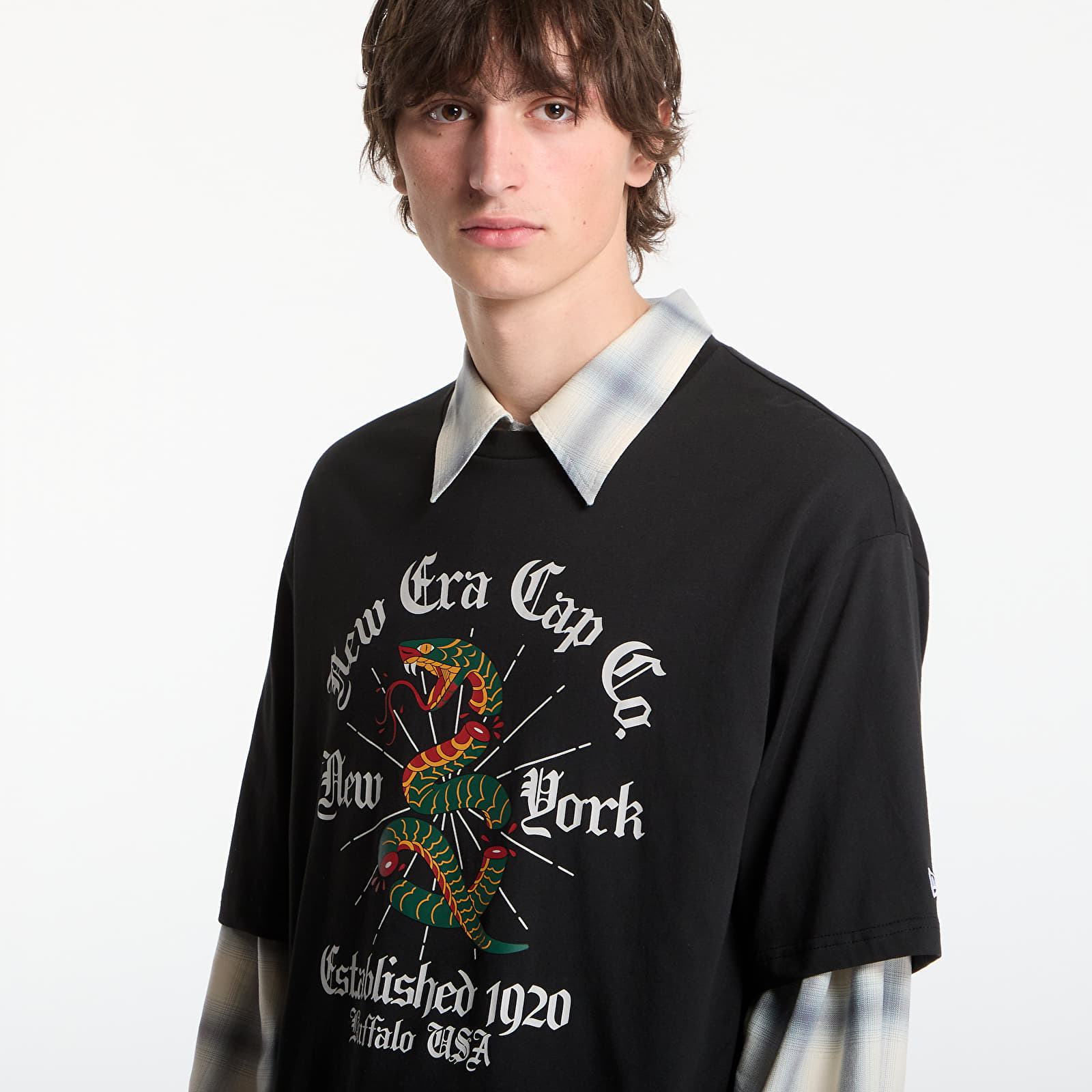 Tričká New Era OS Graphic Tee UNISEX Black