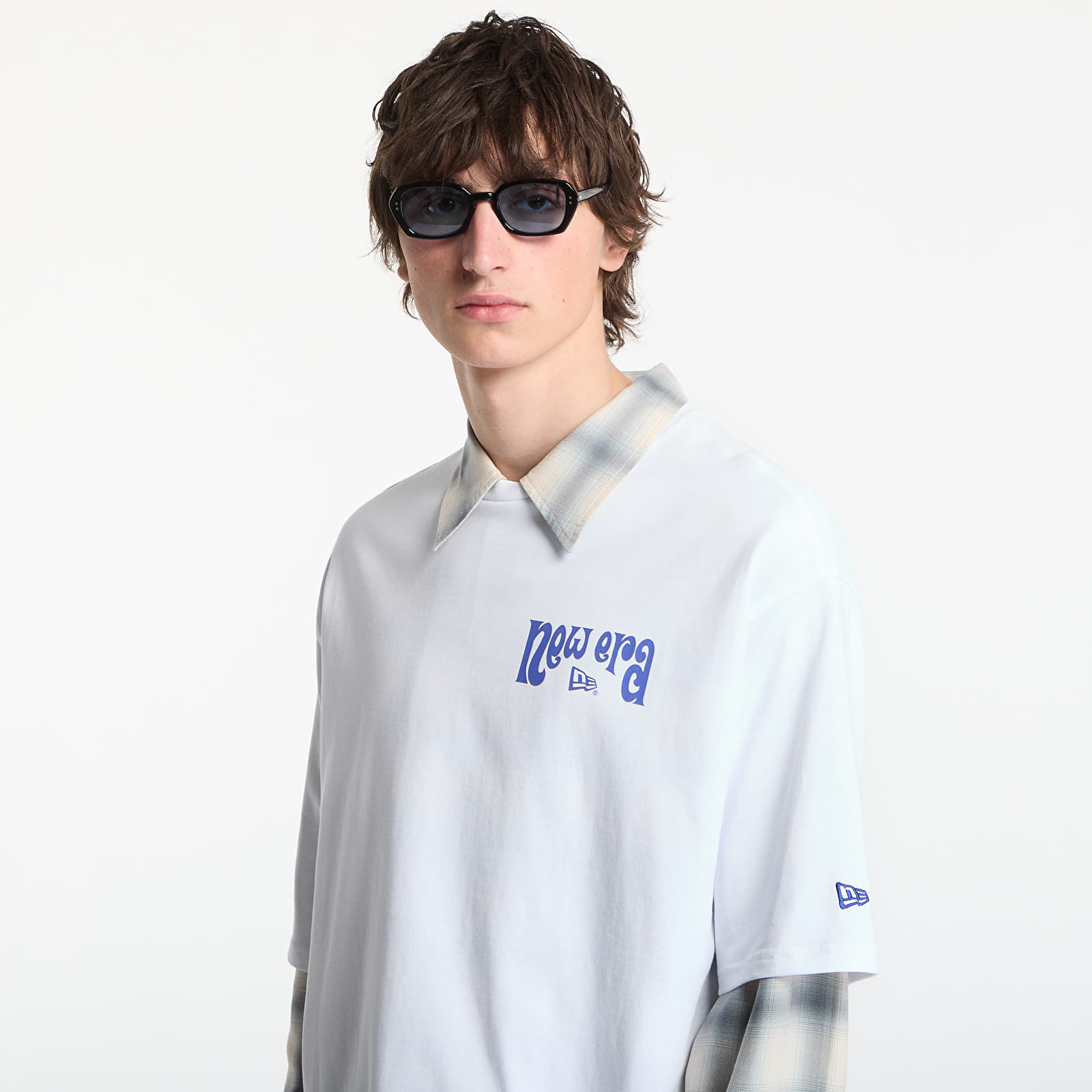 Tričká New Era Fun Graphic OS Tee UNISEX Optic White