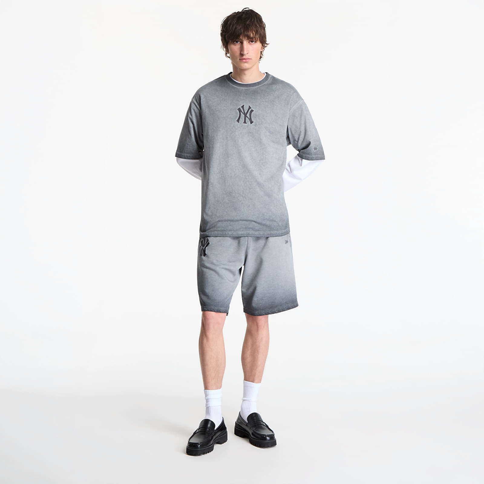 Kratke hlače New Era MLB Washed Logo Short New York Yankees Black