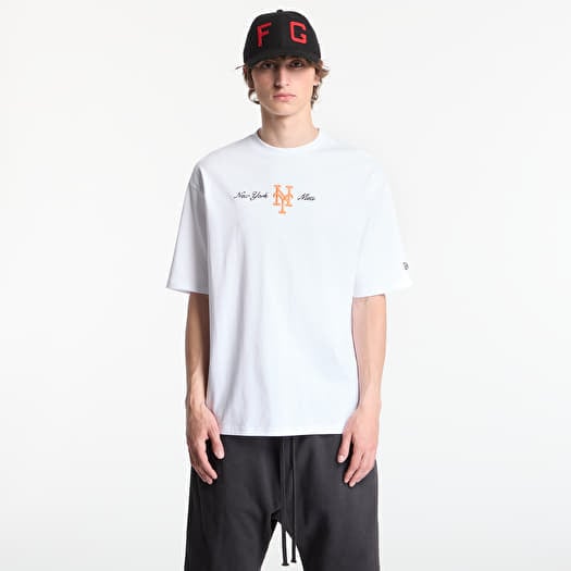 Tričko New Era MLB Script OS Tee New York Mets Optic White