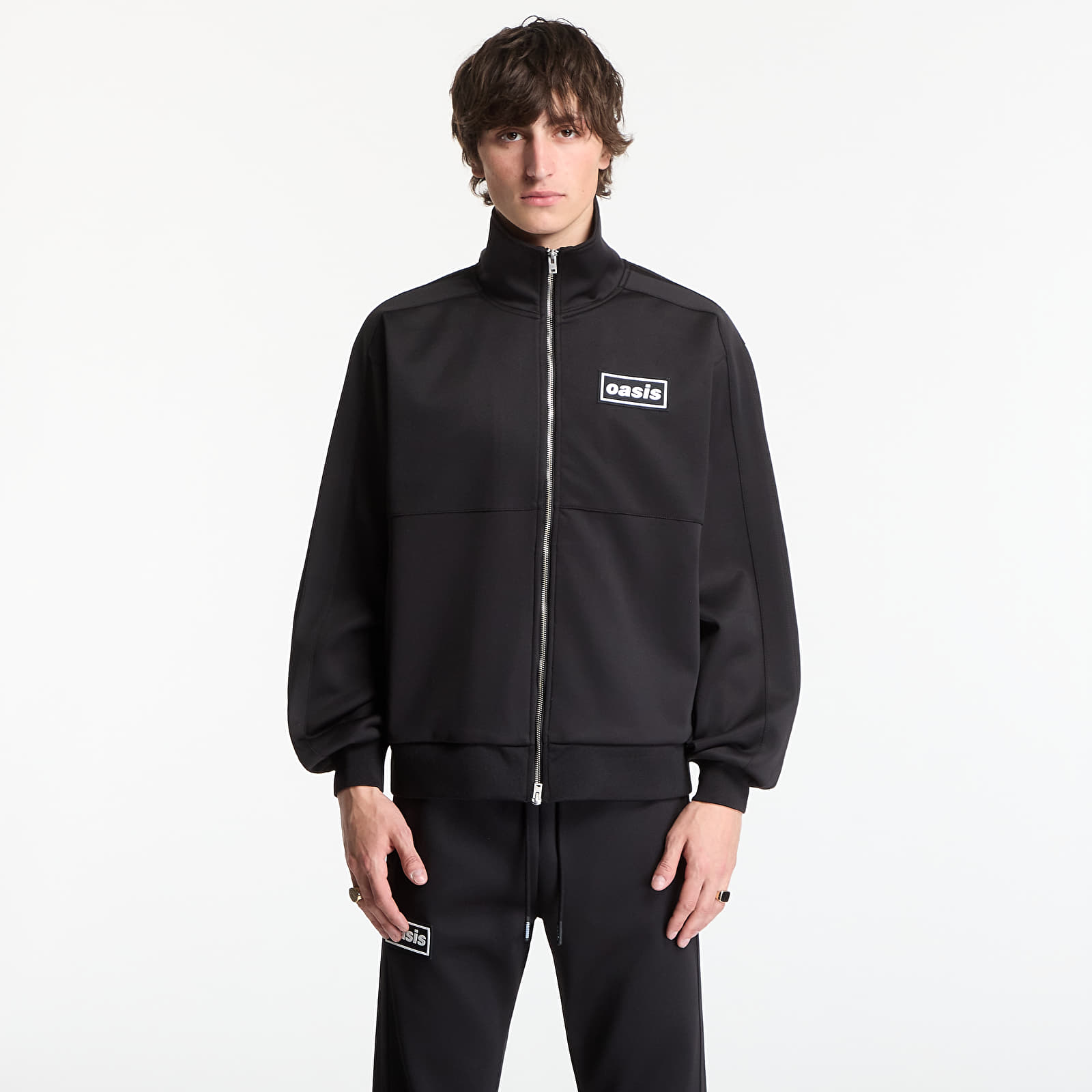Kurtki PLEASURES Forever Track Jacket Black