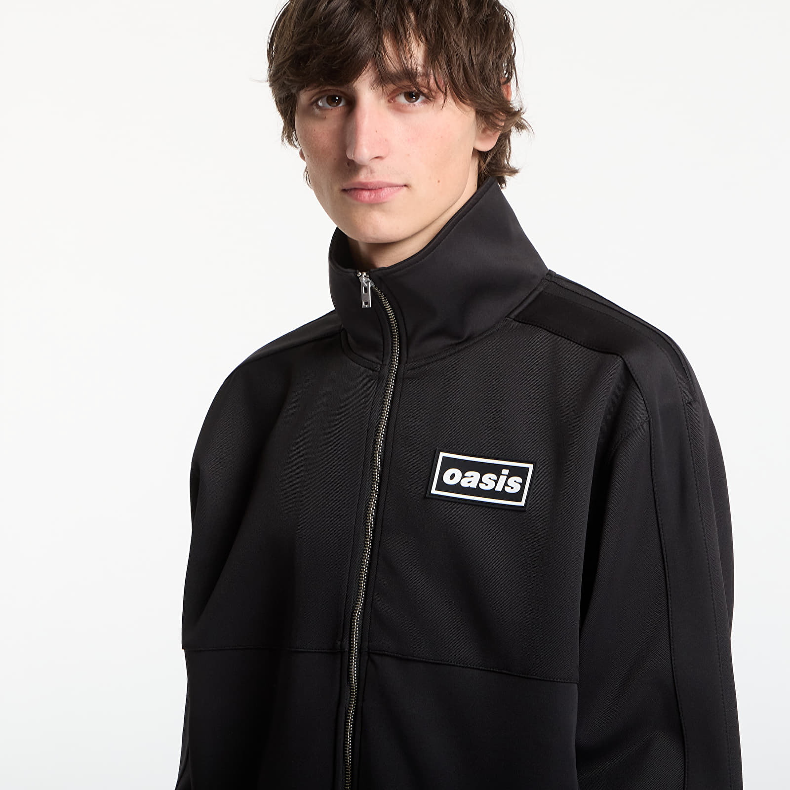 Kurtki PLEASURES Forever Track Jacket Black