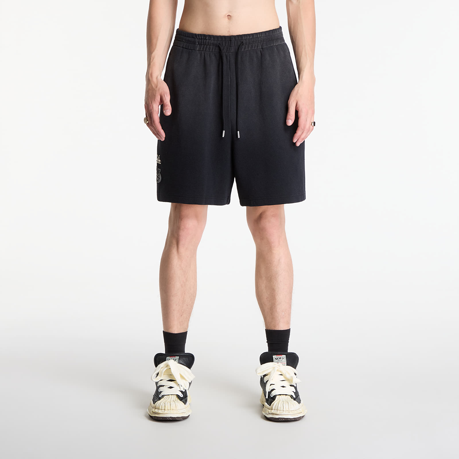 Pantaloncini uomo Playboy x FTSHP Waffle Sweatshorts Dark Grey