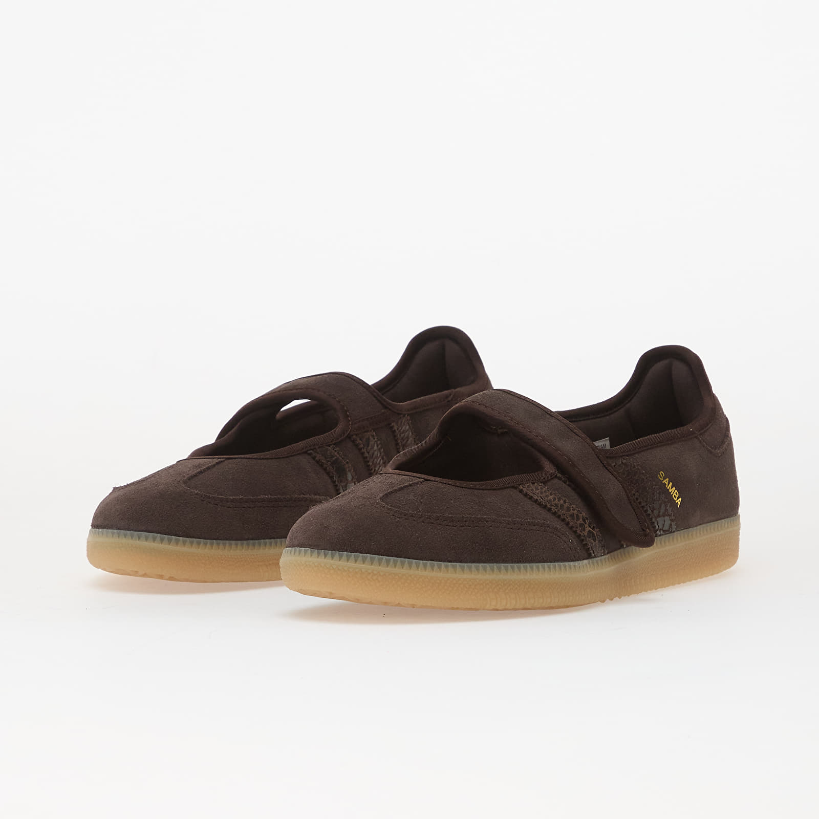 Women's shoes adidas Samba Jane W Aurora Coffee/ Aurora Coffee/ Gold Met.