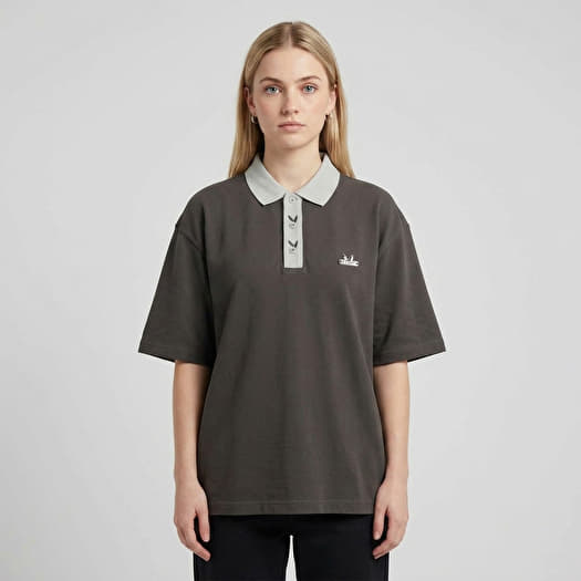 Tričko Playboy x FTSHP Short Sleeve Polo Dark Grey