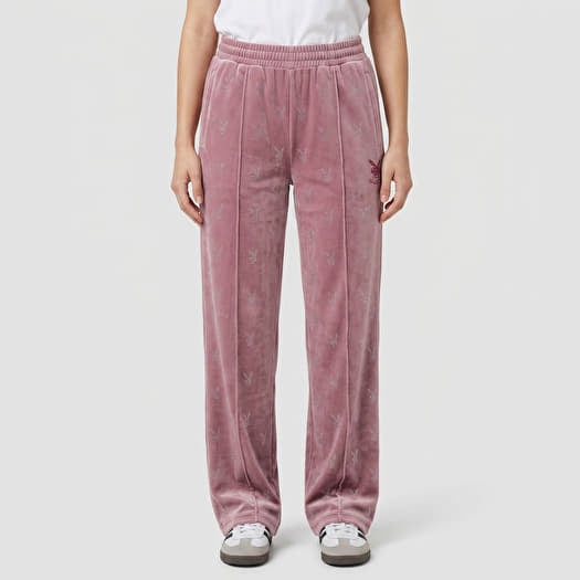 Playboy x FTSHP Girls Velvet Sweatpants Pink