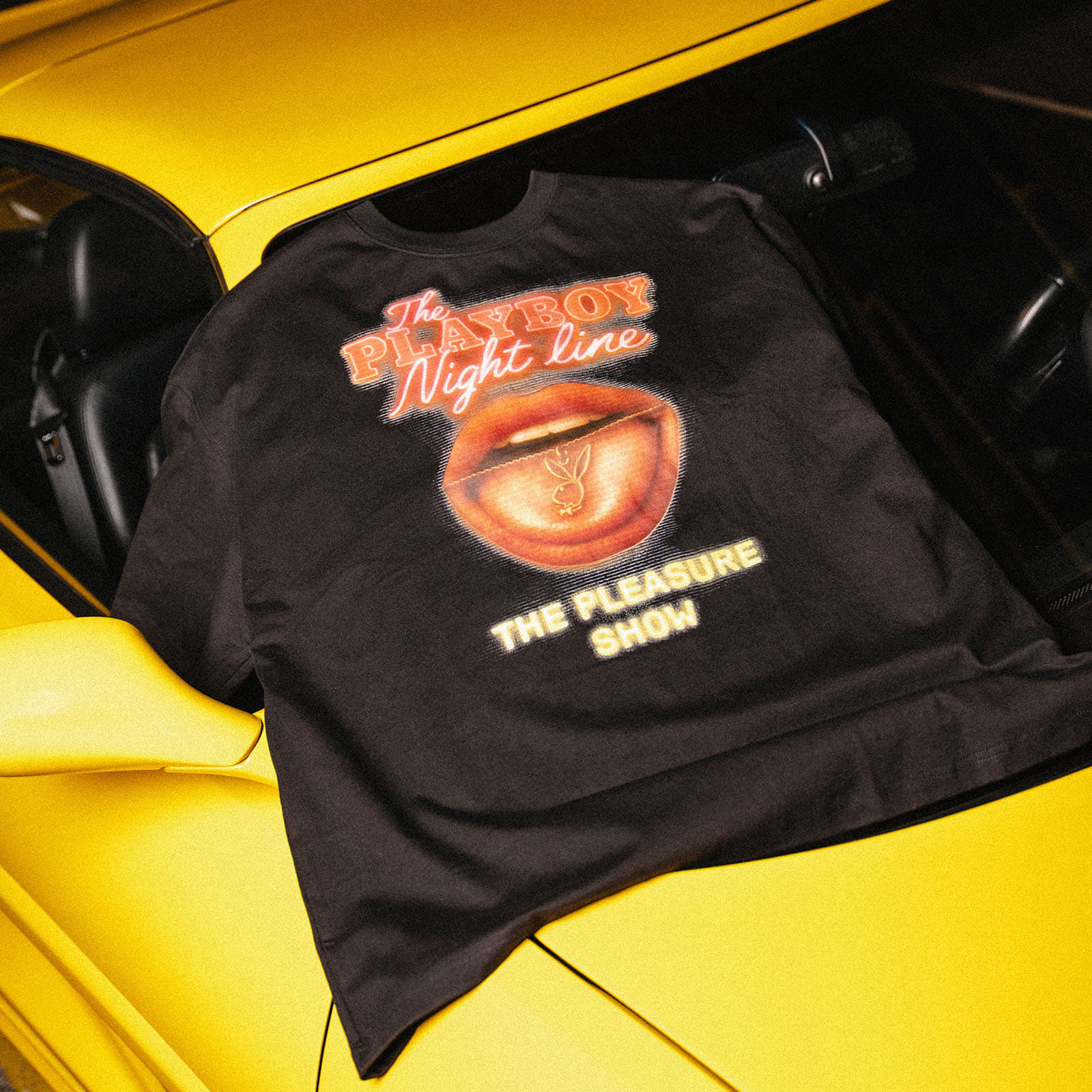 T-shirts Playboy x FTSHP T-Shirt Night Line UNISEX Black