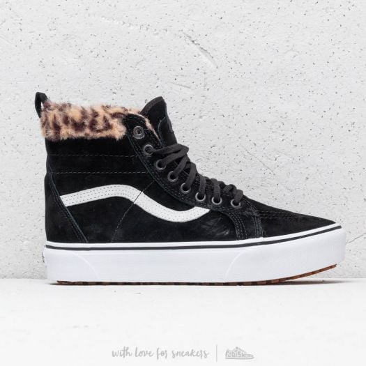 Furry vans shoes top
