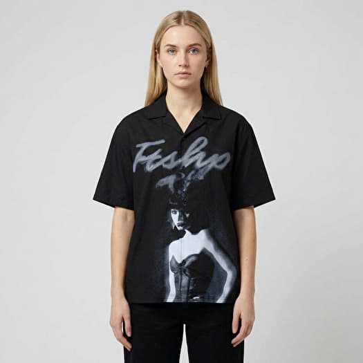 Marškiniai Playboy x FTSHP Camp Shirt Black