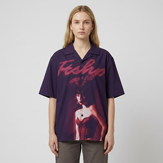Marškiniai Playboy x FTSHP Camp Shirt Purple