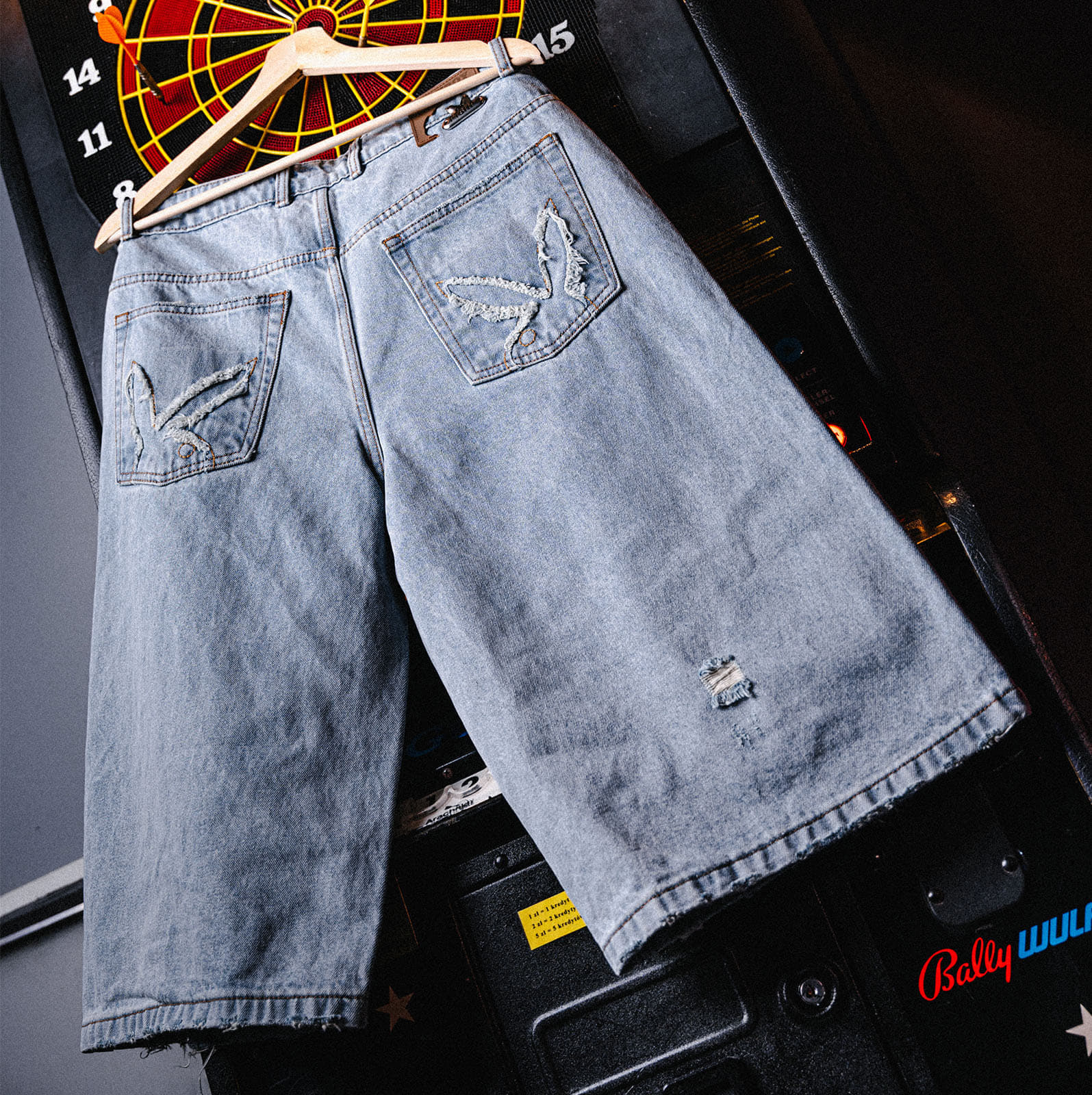 Shorts Playboy x FTSHP Denim Jorts UNISEX Blue