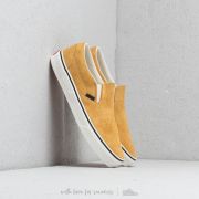 Vans Classic Slip-On (Hairy Suede) Sunflower/ Snow White