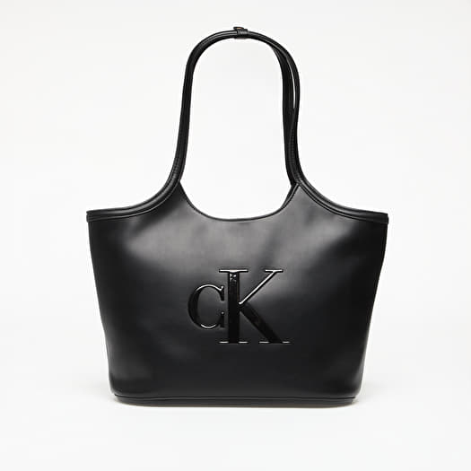 Handbag Calvin Klein Bold Ck Shopper Black