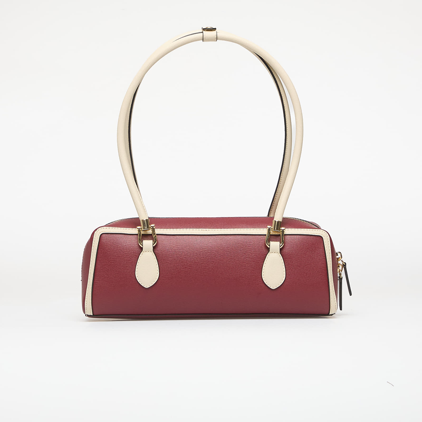 Handbags Tommy Hilfiger Grace Shoulder Bag Col Block Velvet Maroon